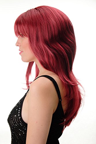wig-me-up-gfw821al-39-damenper-cke-lang-glatt-granatrot-pony-55-cm image 8