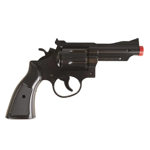 p-tit-clown-pistole-revolver-kunststoff-schwarz-25-cm image 1
