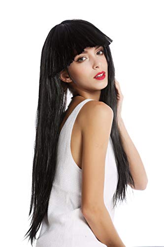 wig-me-up-1373-103-damenper-cke-lang-glatt-schwarz-mit-pony-disco-glam image 8