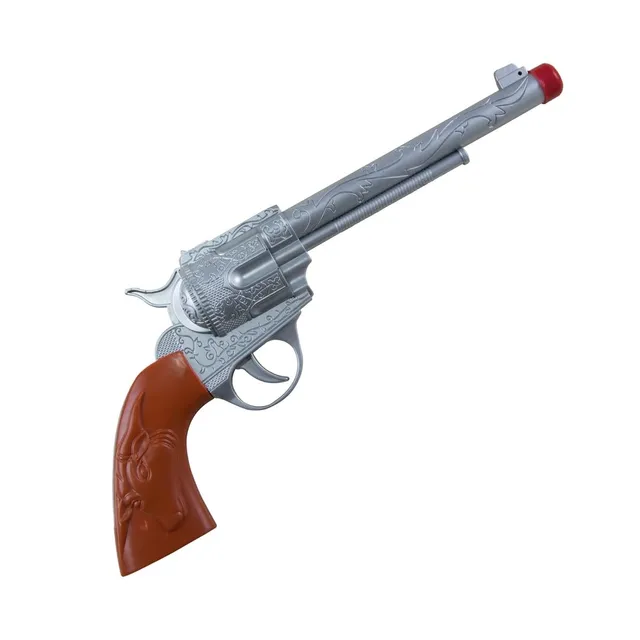 ptit-clown-cowboy-pistole-revolver-28-cm-deko image 1