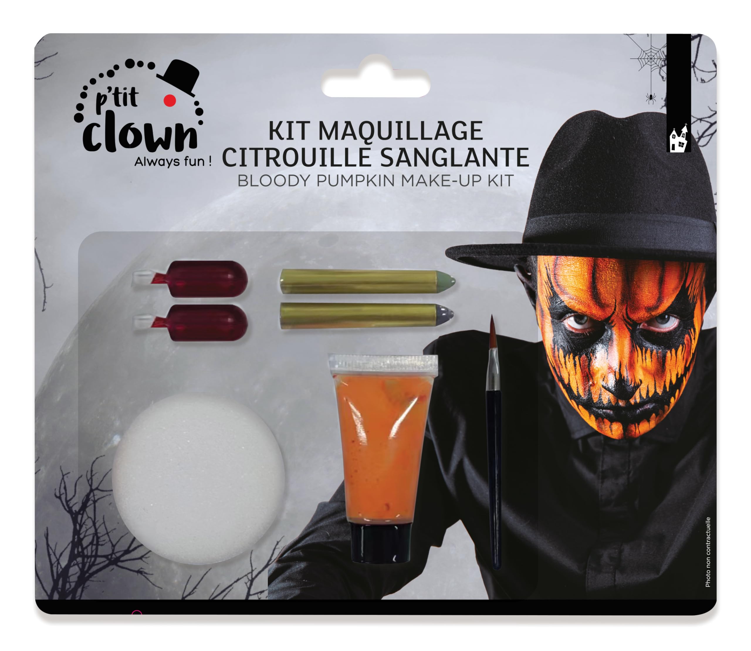p-tit-clown-vampire-halloween-make-up-set-grau-erwachsene image 6