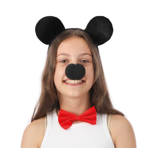 ptit-clown-14010-maus-kost-m-zubeh-r-set-f-r-erwachsene-haarreif-fliege-nase image 6