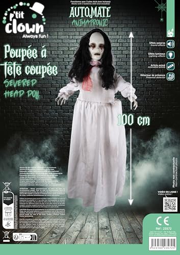 p-tit-clown-23572-halloween-animatronic-puppe-mit-abgetrenntem-kopf-100-cm image 5