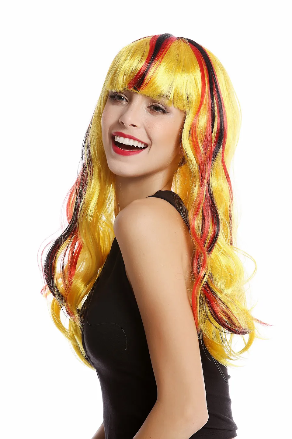 wig-me-up-90923-fanper-cke-deutschland-schwarz-rot-gold-lang-wellig image 1