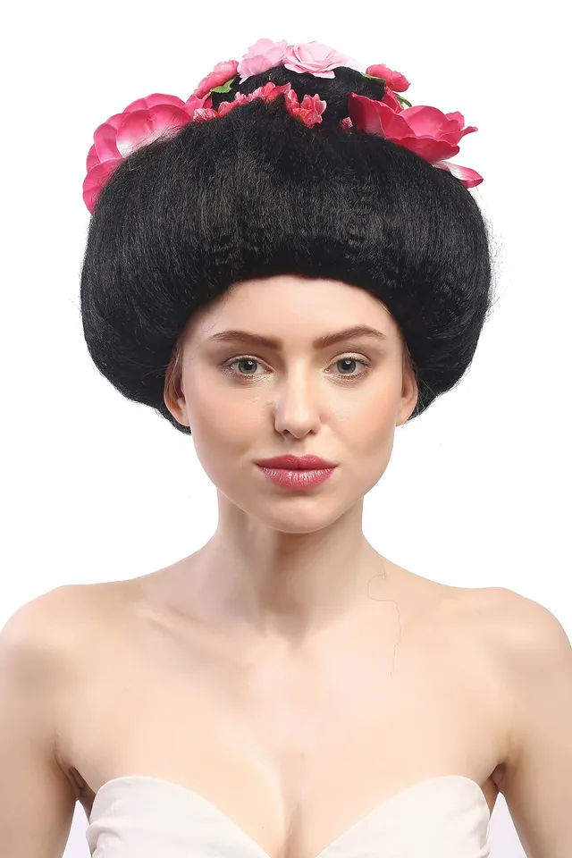 wig-me-up-per-cke-geisha-4665-za103-schwarz-mit-blumen image 1
