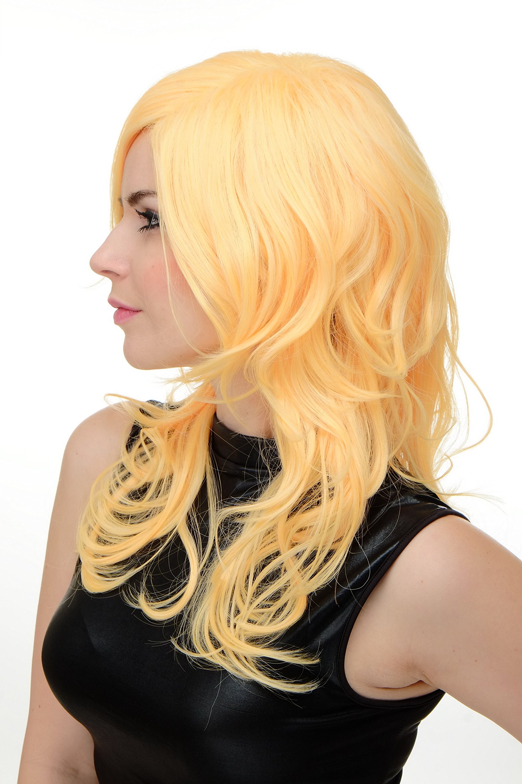 wig-me-up-yzf-7053-per-cke-schulterlang-wellig-orange-platinblond-mix image 2