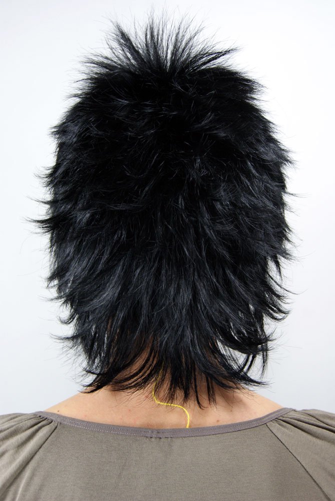 wig-me-up-26155-1-kurzhaar-per-cke-schwarz-80er-ndw-25-cm image 4