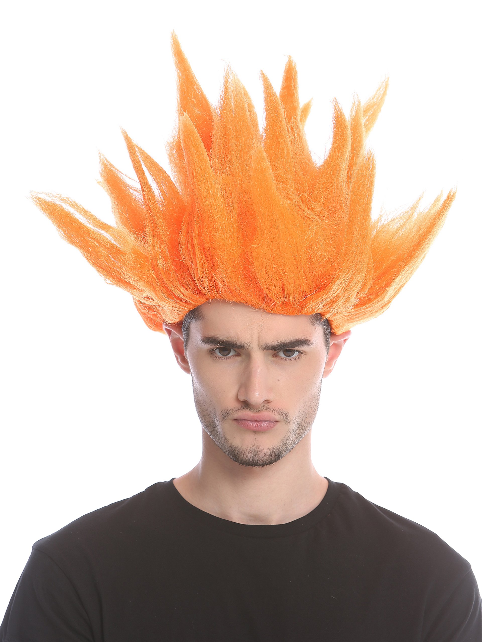 wig-me-up-party-per-cke-91062-pc24-hochtoupiert-neonorange-30-cm image 5
