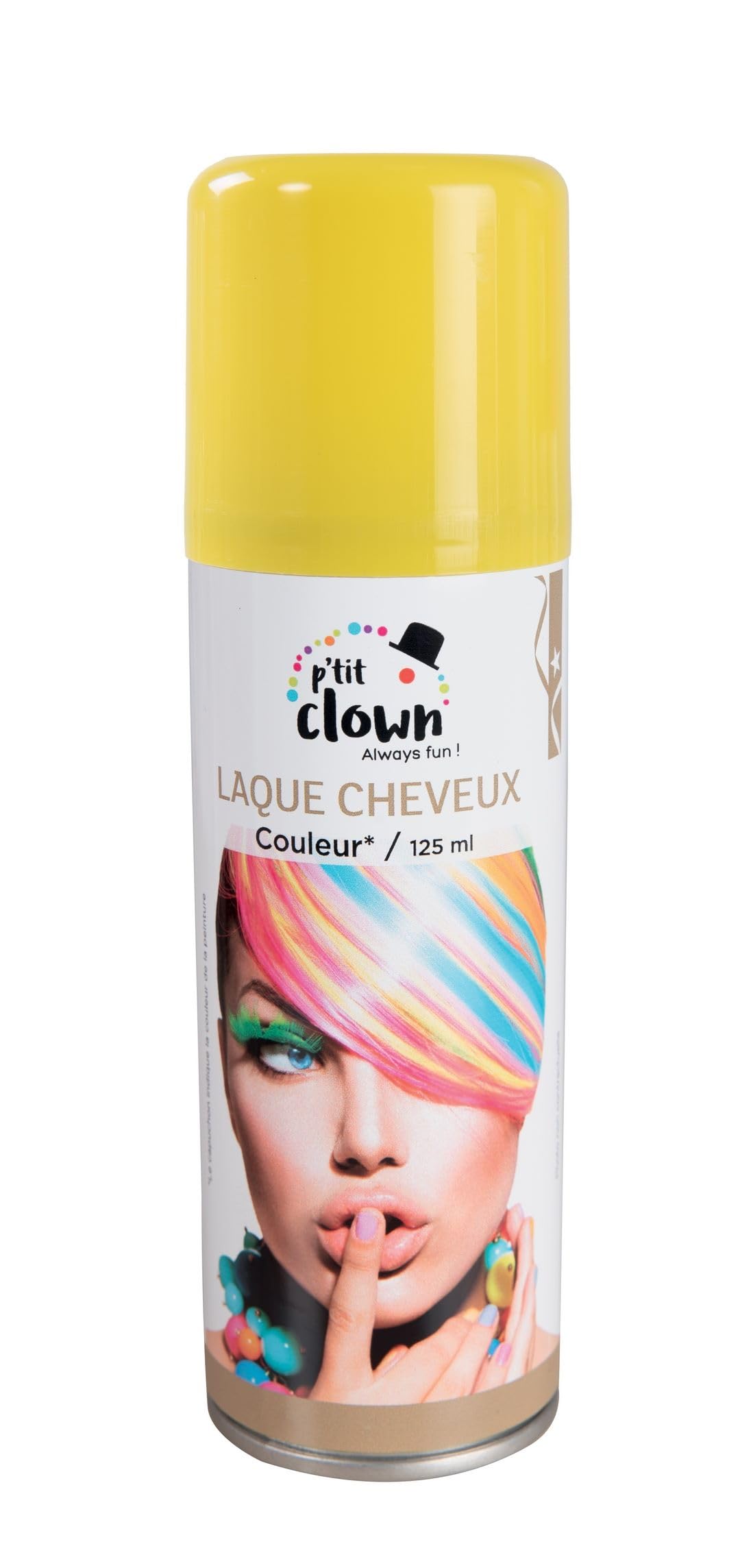 ptit-clown-haarspray-125-ml-styling-spray-f-r-karneval-kost-m image 1