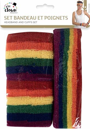 ptit-clown-stirnband-und-manschetten-set-frottee-regenbogen image 8