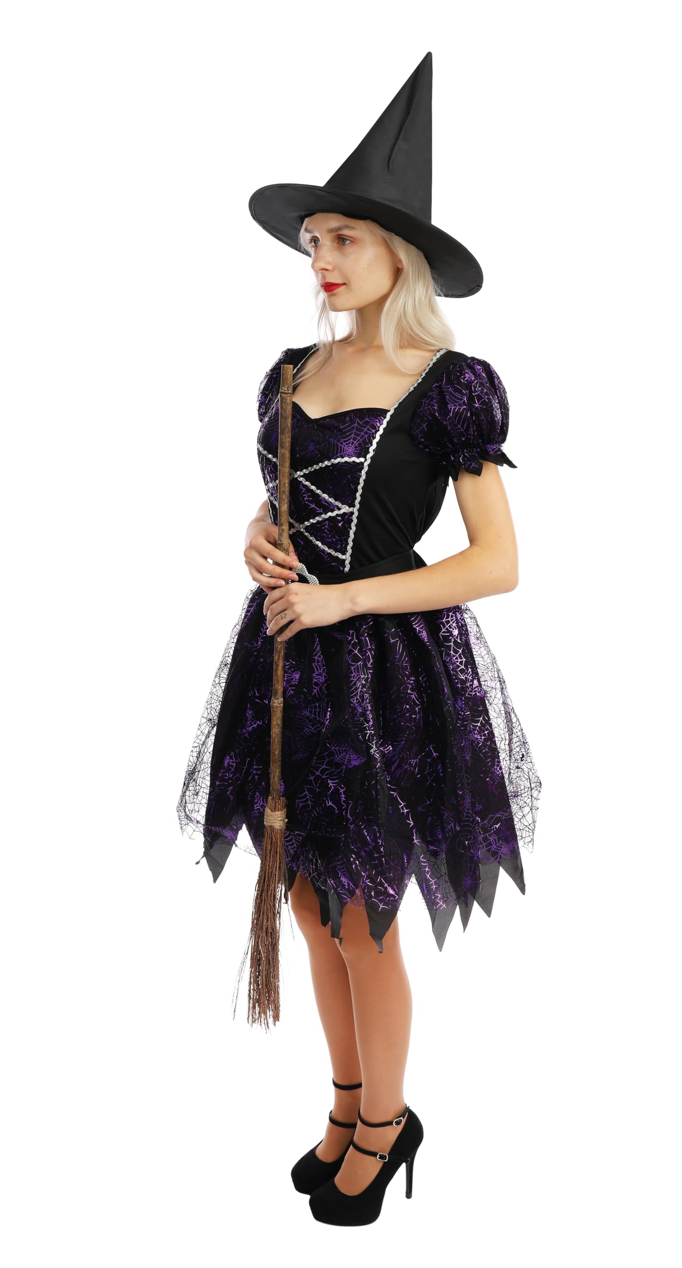 p-tit-clown-frauenkost-m-hexe-kleid-hut image 2