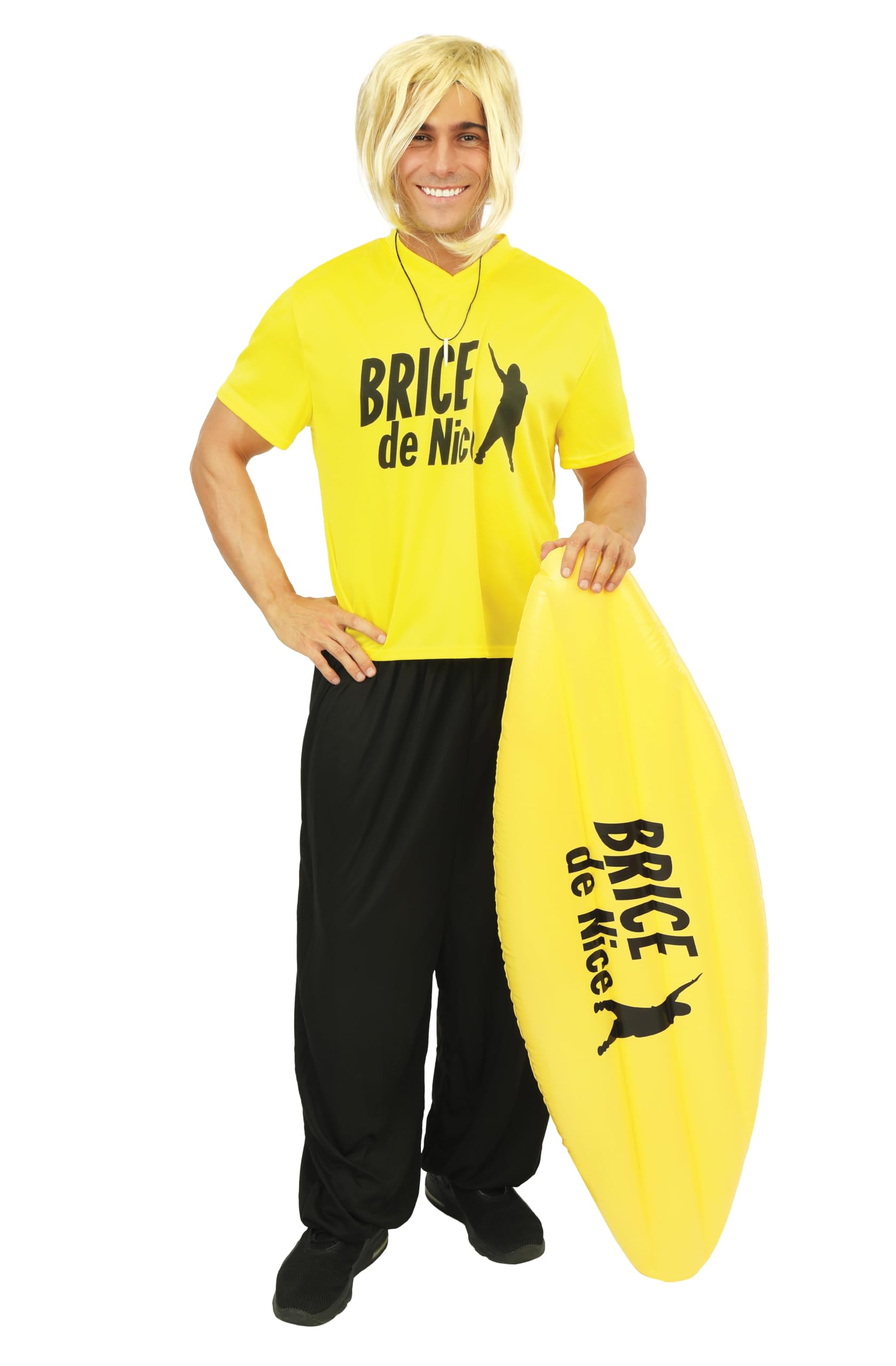 p-tit-clown-brice-de-nice-surfer-kost-m-unisex-erwachsene-gelb-schwarz image 3