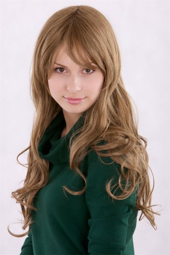 wig-me-up-3255-m8-damen-langhaarper-cke-dunkelblond-wellig-55-cm-mit-pony image 7