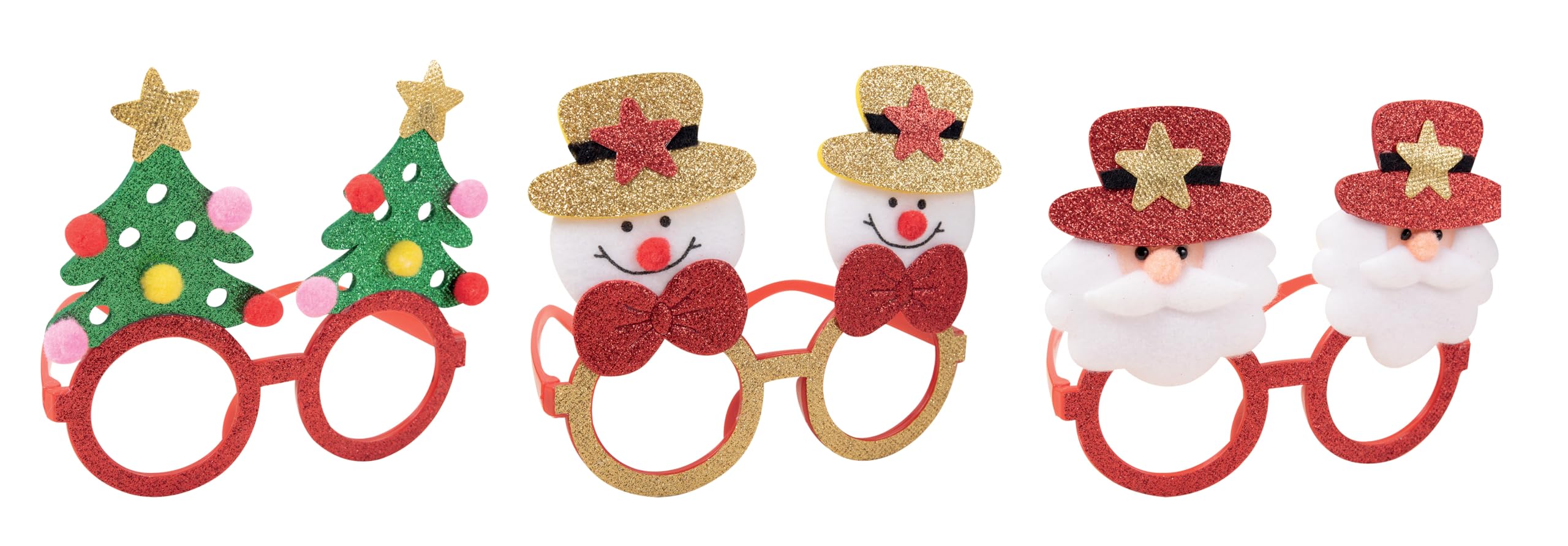 ptit-clown-weihnachtsbrille-zufallsmodell-partybrille image 2
