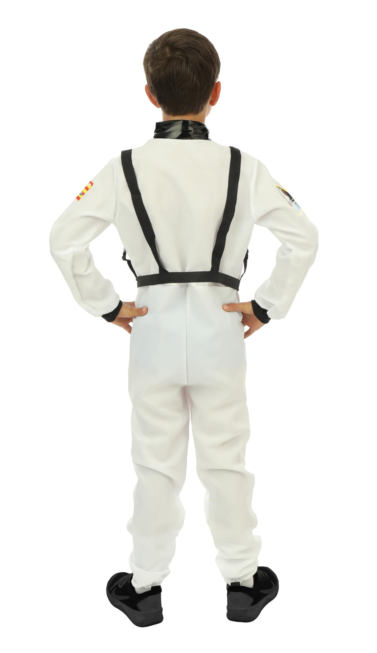 ptit-clown-astronauten-kost-m-f-r-kinder-wei-polyester image 3