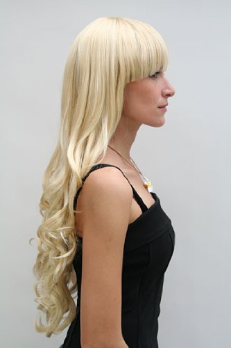 wig-me-up-3116-lg26-damen-per-cke-hellblond-sehr-lang-lockig-mit-pony image 5
