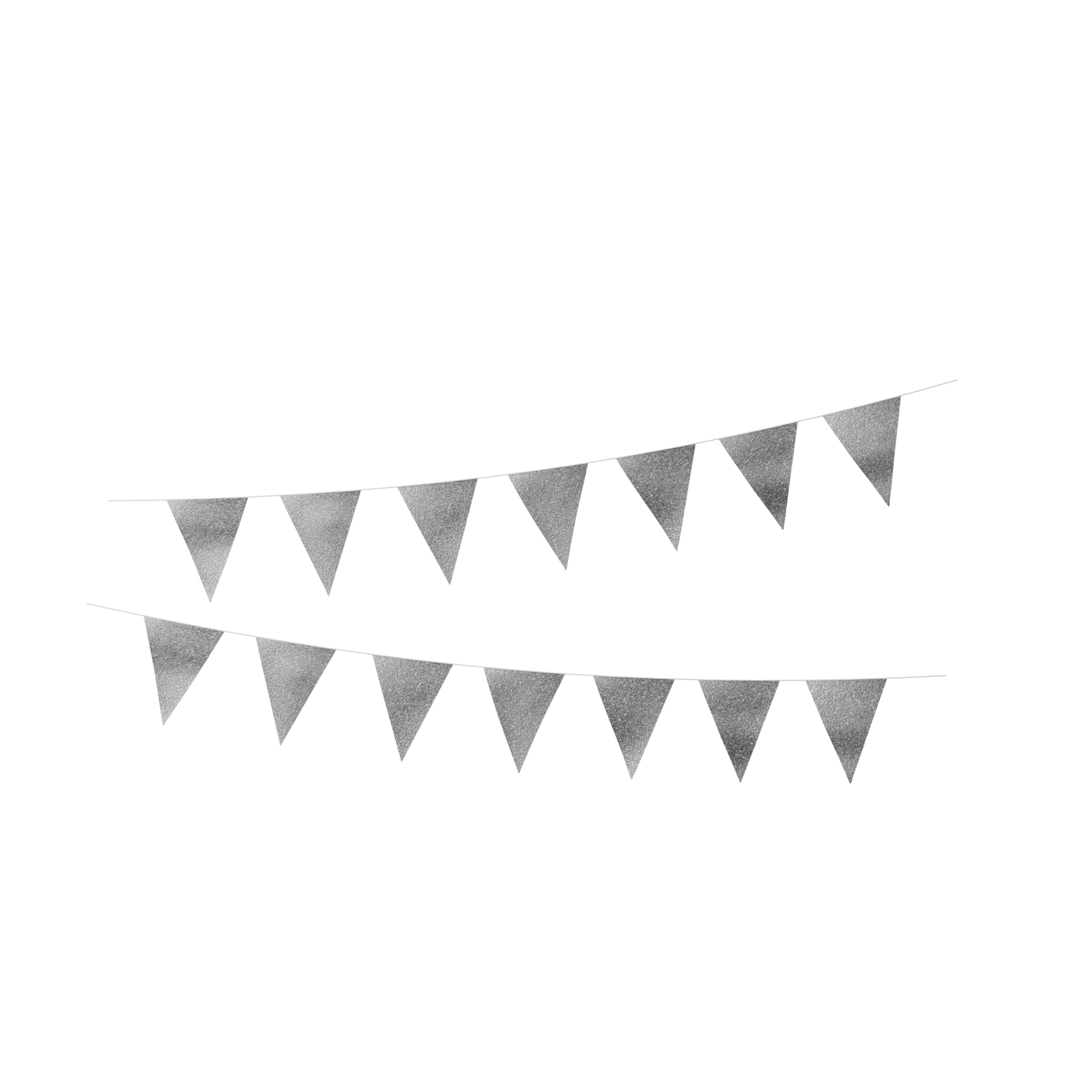 p-tit-clown-re22582-girlande-mit-glitzer-silber-3-m-14-wimpel image 1