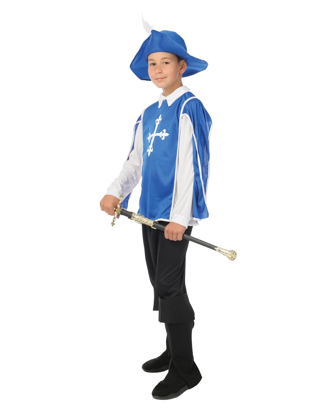 p-tit-clown-musketier-kost-m-kinder-mit-hut image 2