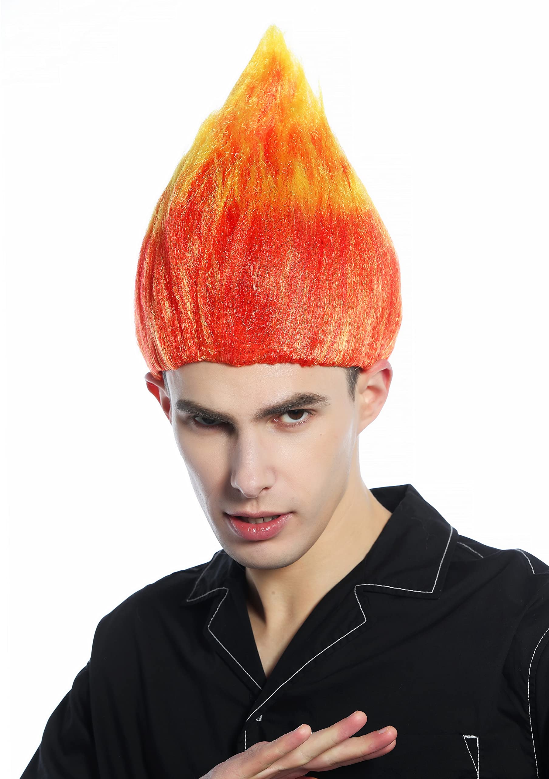 wig-me-up-cw-057-pc13tpc2b-per-cke-troll-feuer-teufel-neonrot-gelb image 2