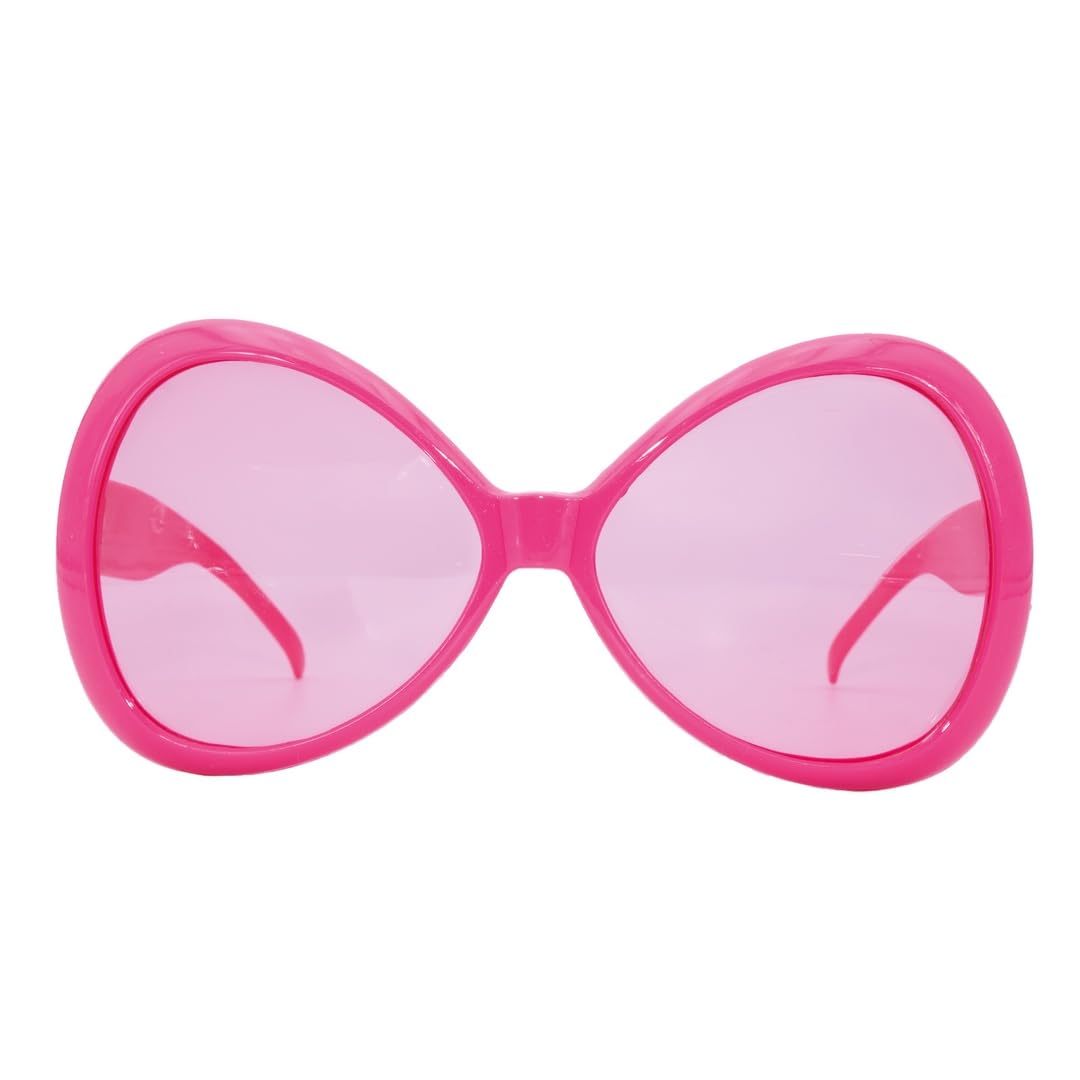 p-tit-clown-35061-fliegenbrille-rosa-18-x-8-5-cm-hippie-star-80er-accessoire image 1