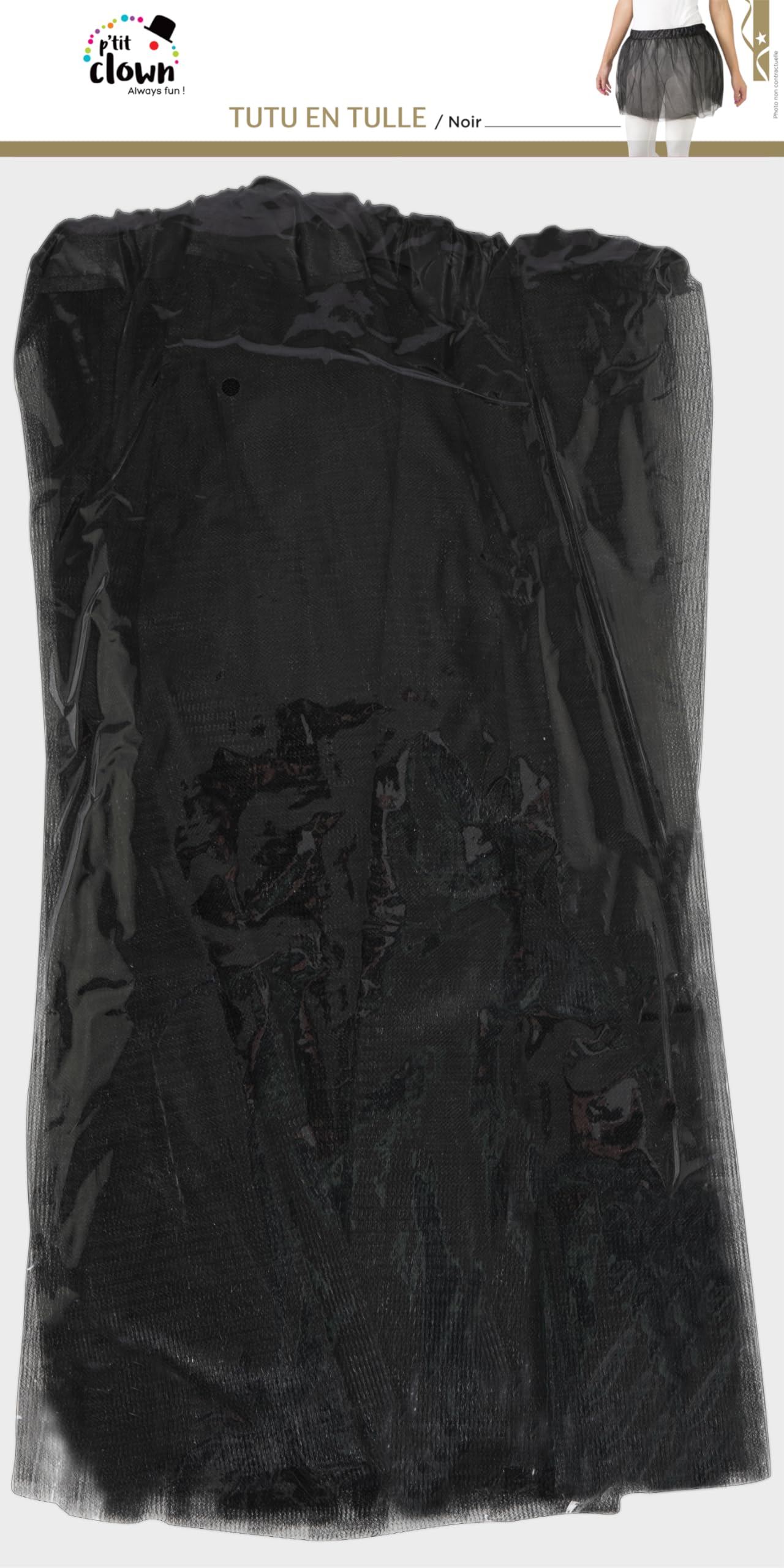 ptit-clown-generique-schwarzer-t-ll-rock-damen-30-cm image 3