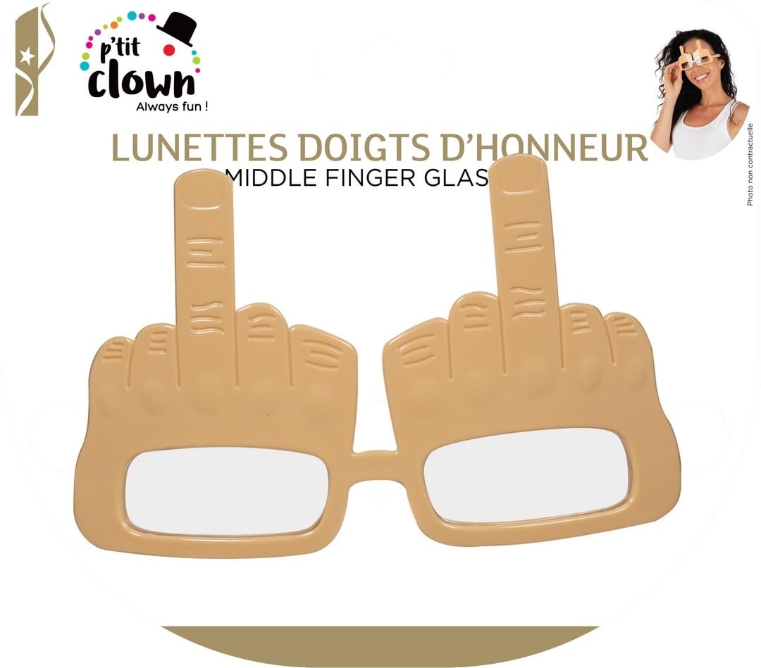 p-tit-clown-35380-party-brille-mittelfinger-design-beige image 8