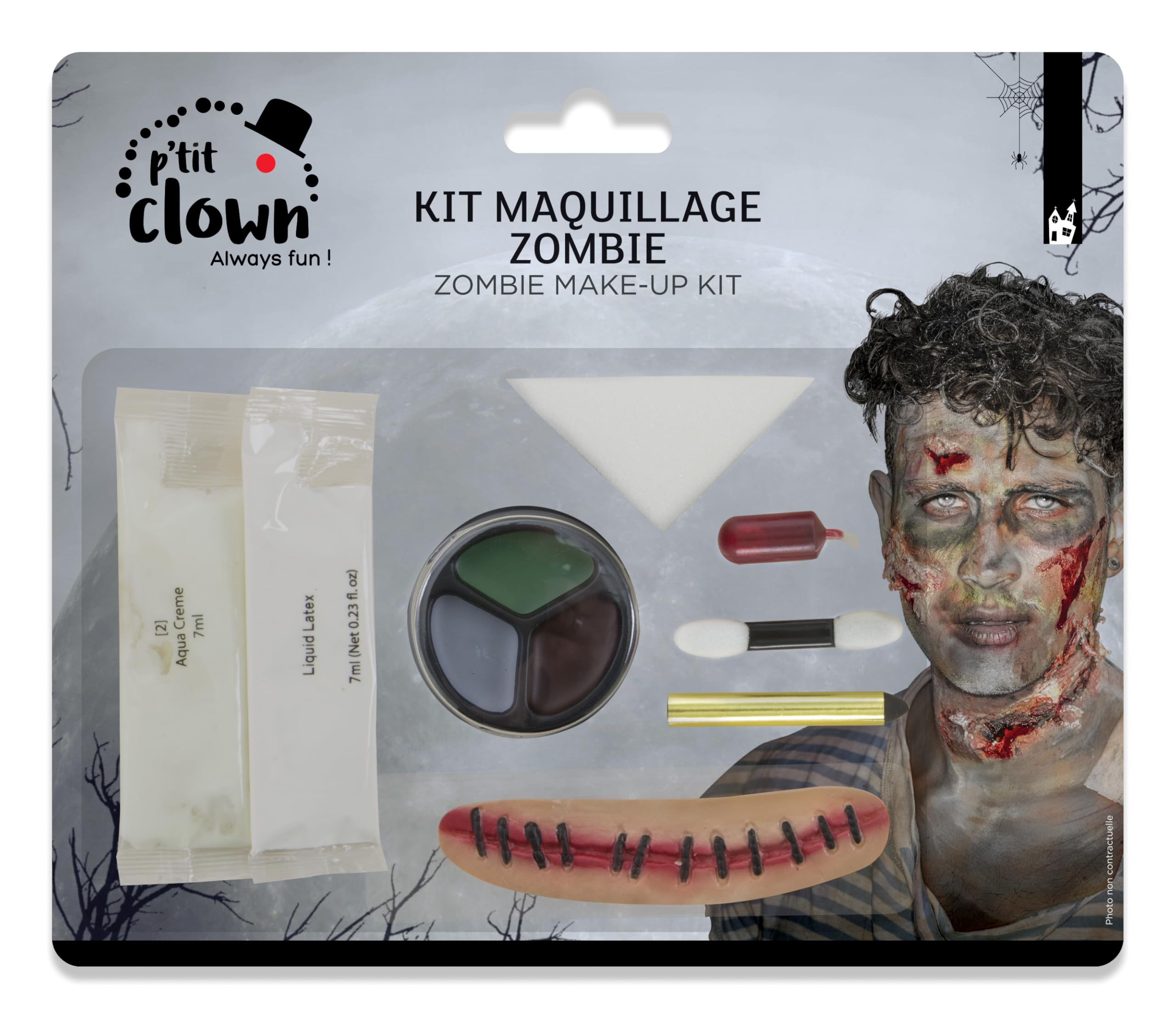 p-tit-clown-vampire-halloween-make-up-set-grau-erwachsene image 7