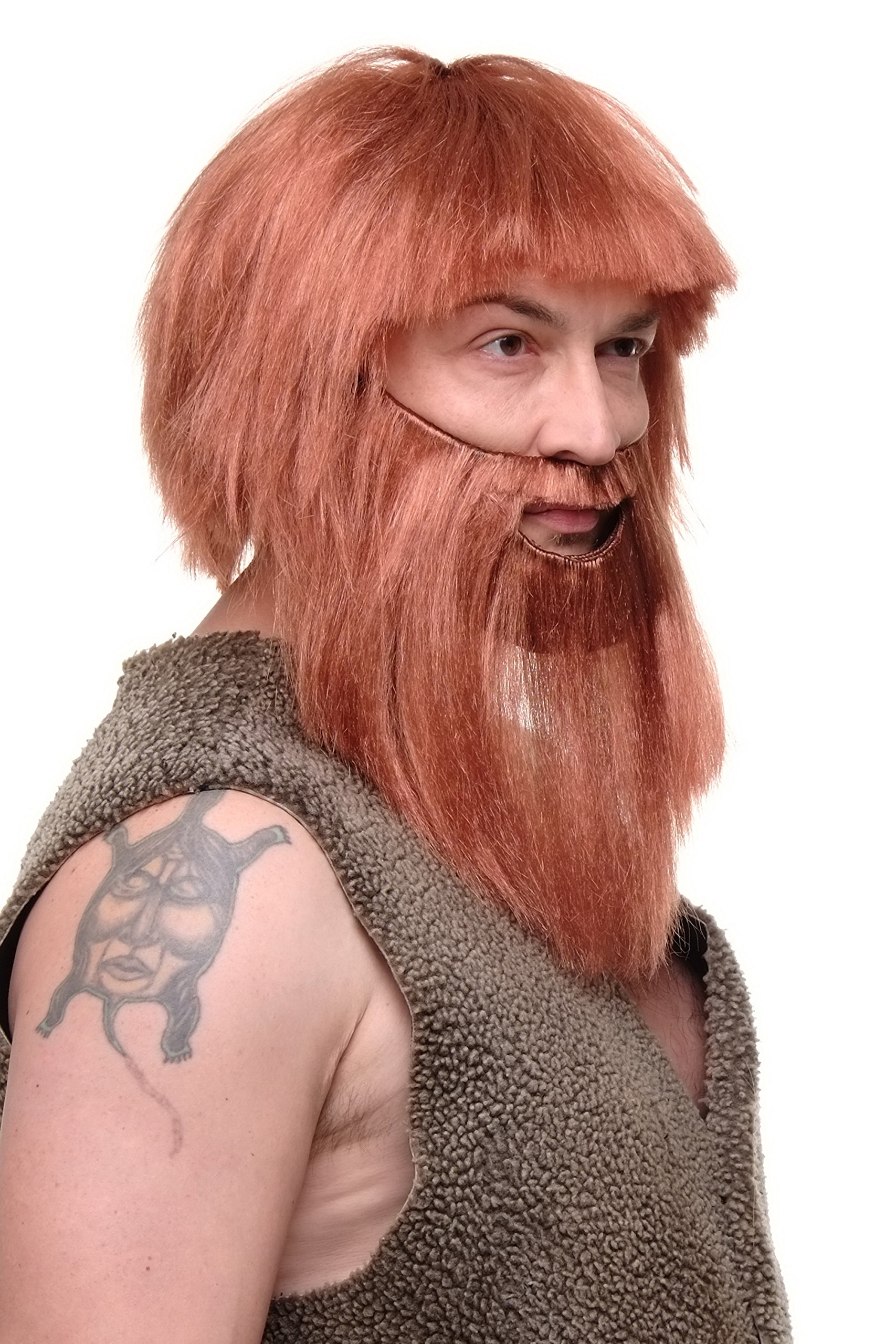 wig-me-up-rj007-p130-wikinger-set-per-cke-und-bart-rostrot-40-cm-herren image 4