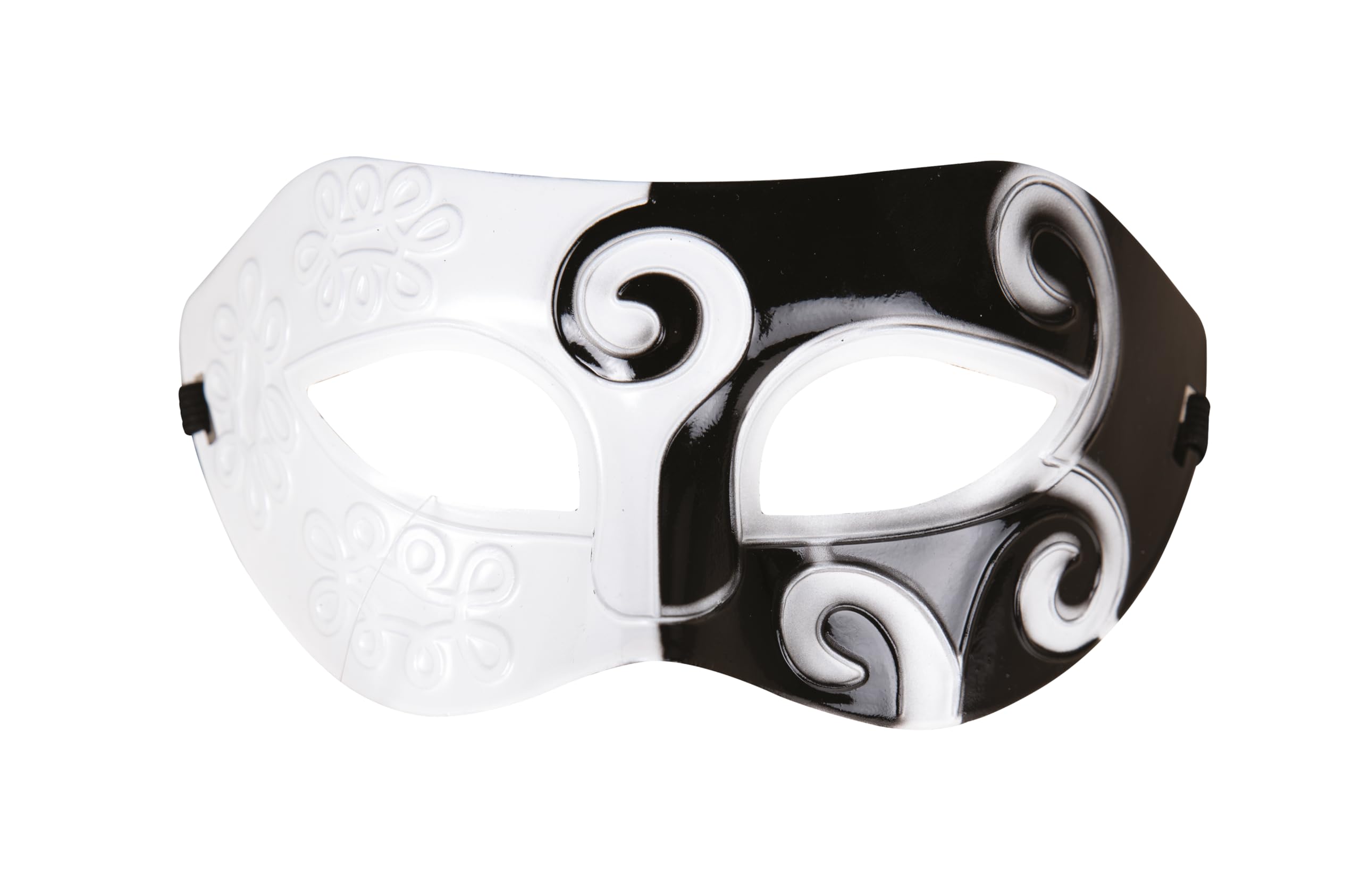 p-tit-clown-venezianischer-wolf-schwarz-wei-maske-erwachsene-23388 image 1