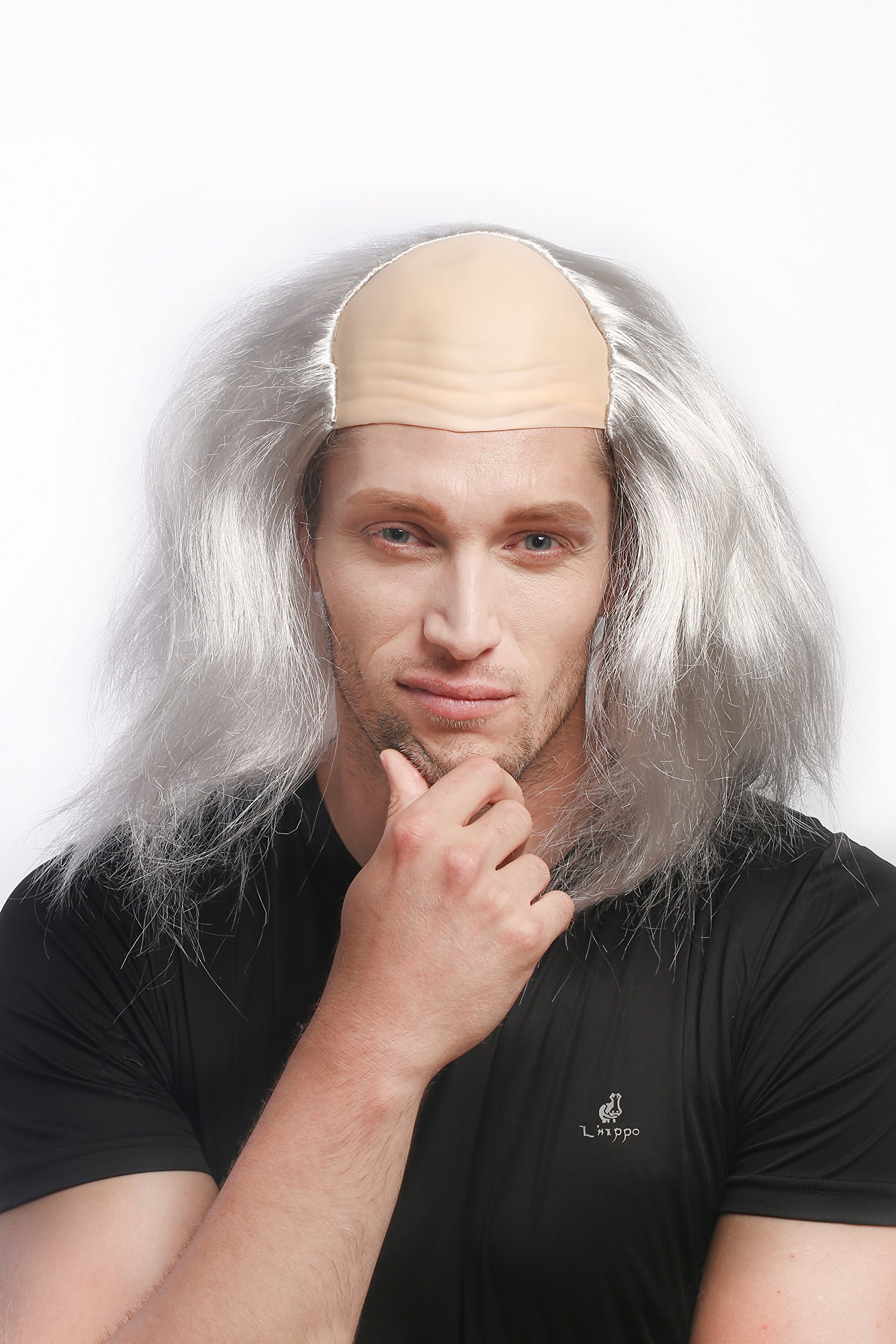 wig-me-up-dh1132-p309-herren-per-cke-halbglatze-grau-40-cm-igor-professor image 2