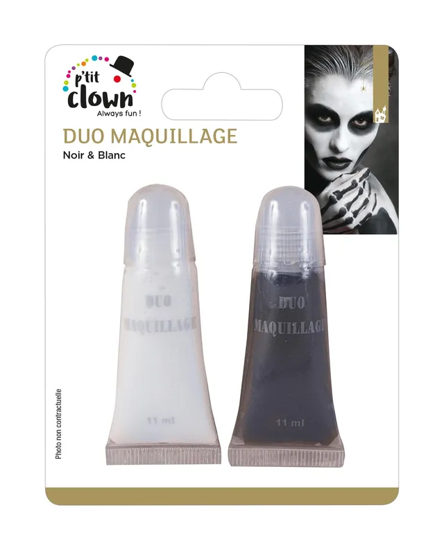 p-tit-clown-14500-make-up-schwarz-wei-karneval image 1