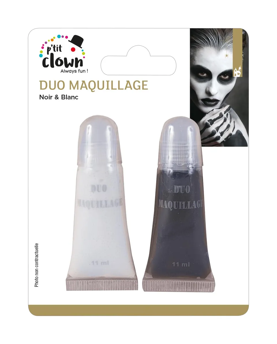 p-tit-clown-14500-make-up-schwarz-wei-karneval image 1