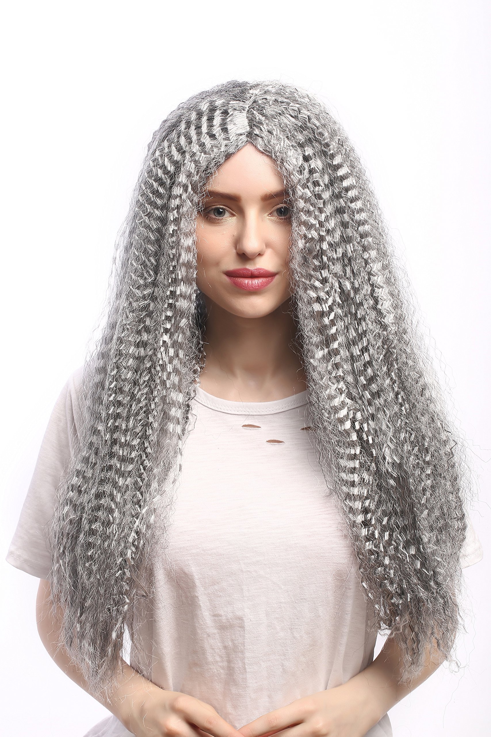 wig-me-up-86625-p103-309-damen-per-cke-hexe-grau-schwarz-lang-60-cm image 1