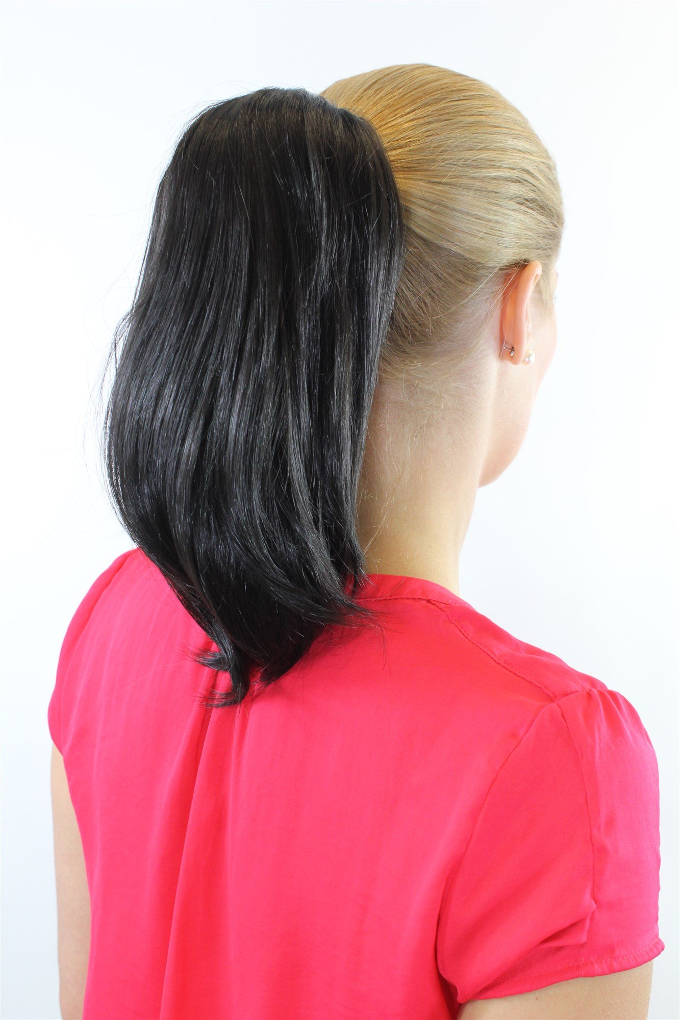 wig-me-up-15-9-3-haarteil-zopf-schwarzbraun-glatt-25-cm-butterfly-clip image 3