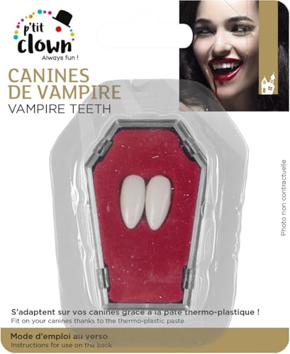 ptit-clown-blutige-vampir-eckz-hne-mit-paste-kost-m-accessoire image 6