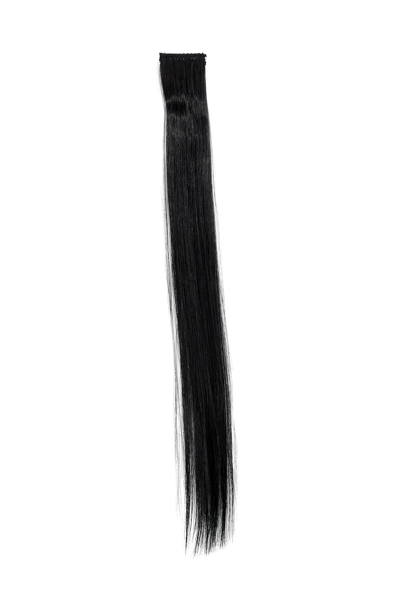 wig-me-up-yzf-p1s18-1-clip-in-extension-str-hne-glatt-schwarz-45-cm image 3