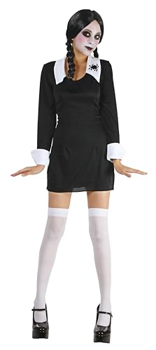 p-tit-clown-mittwoch-schulm-dchen-kost-m-damen-s-m-mit-kleid-und-str-mpfen image 5