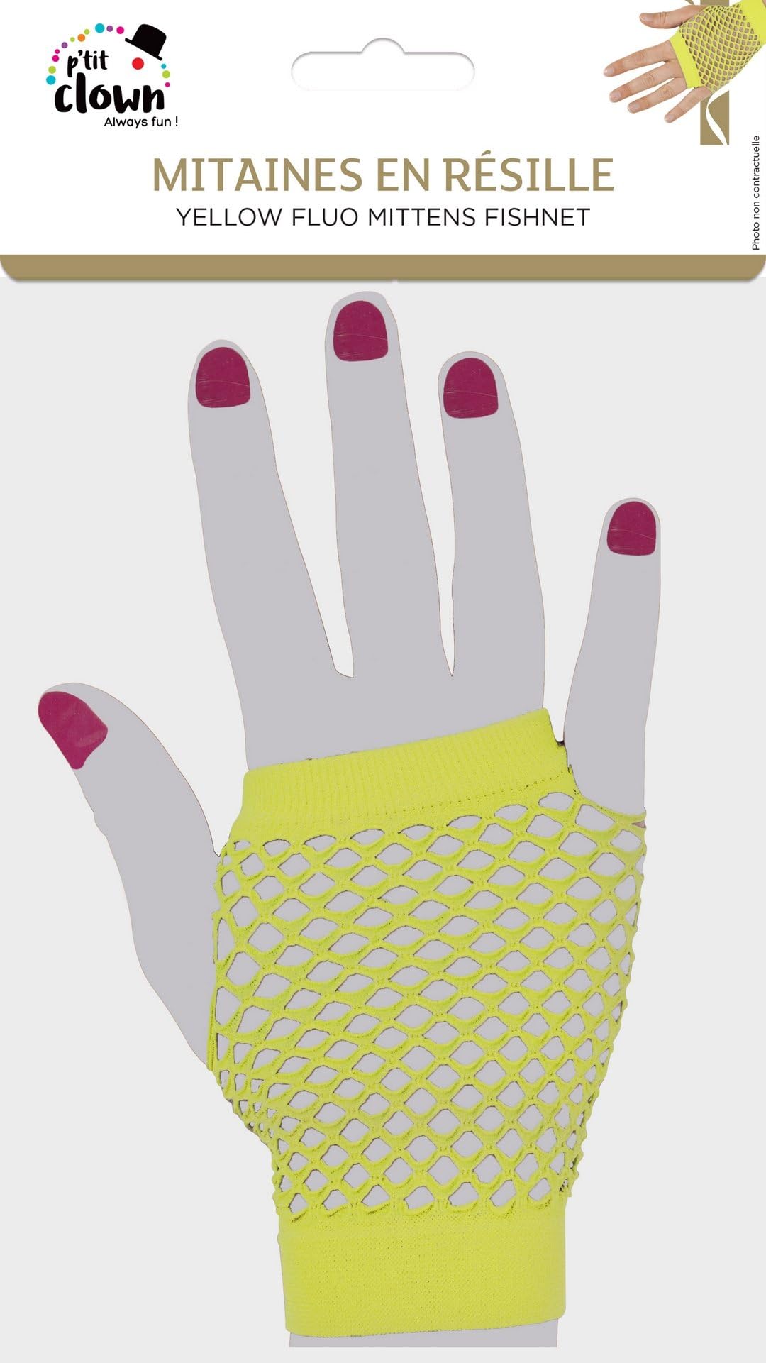 p-tit-clown-90316-fingerlose-netzhandschuhe-neongelb-1-paar image 4
