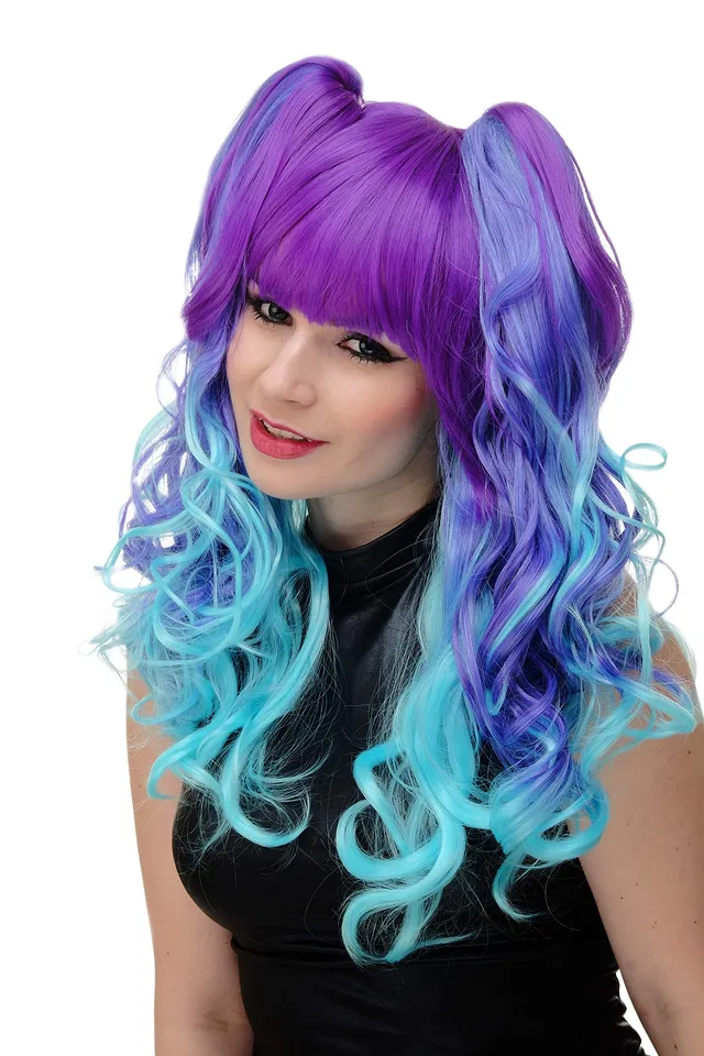 wig-me-up-yzf-7096-a-cosplay-per-cke-lang-lockig-ombre-blau-mit-z-pfen image 1