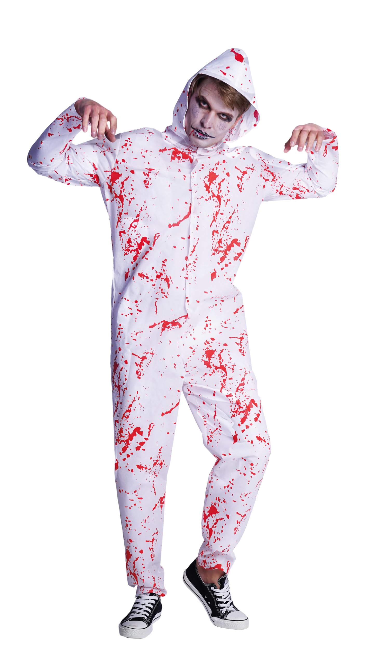 p-tit-clown-blutm-rder-kost-m-erwachsene-unisex-kapuzenanzug-bloody image 1