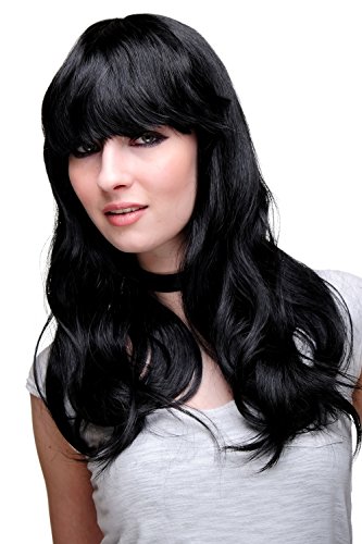 wig-me-up-party-per-cke-damen-lang-wellig-schwarz-mit-scheitel image 5