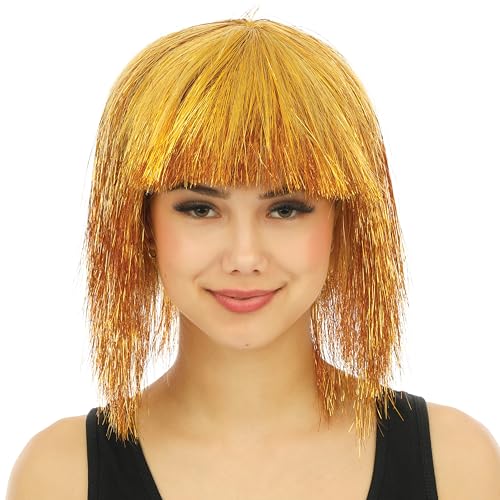 ptit-clown-per-cke-disco-luxe-gold-synthetikhaar image 7