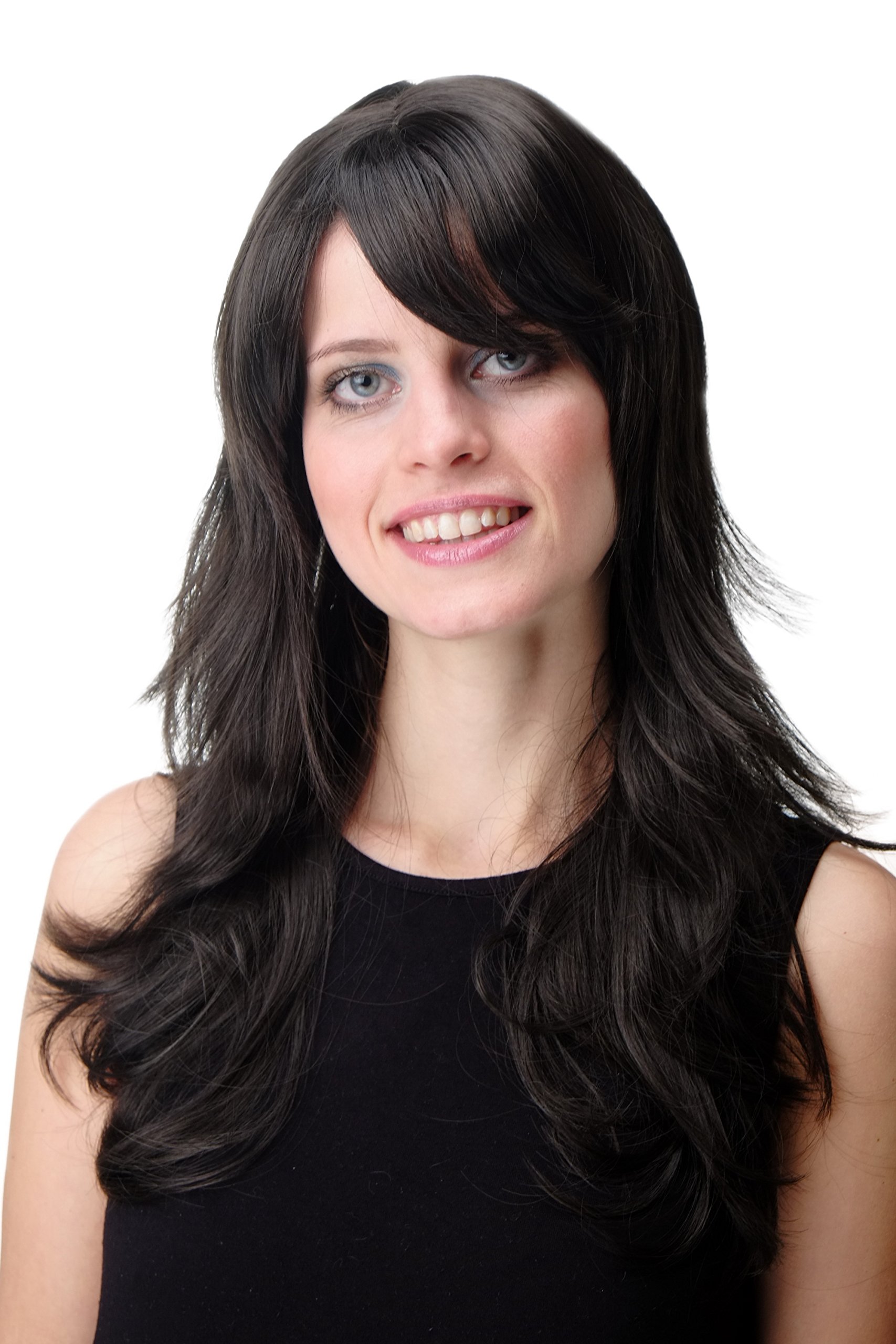 wig-me-up-gfw242-1b-damenper-cke-lang-gewellt-schwarz-mit-scheitel-pony image 8