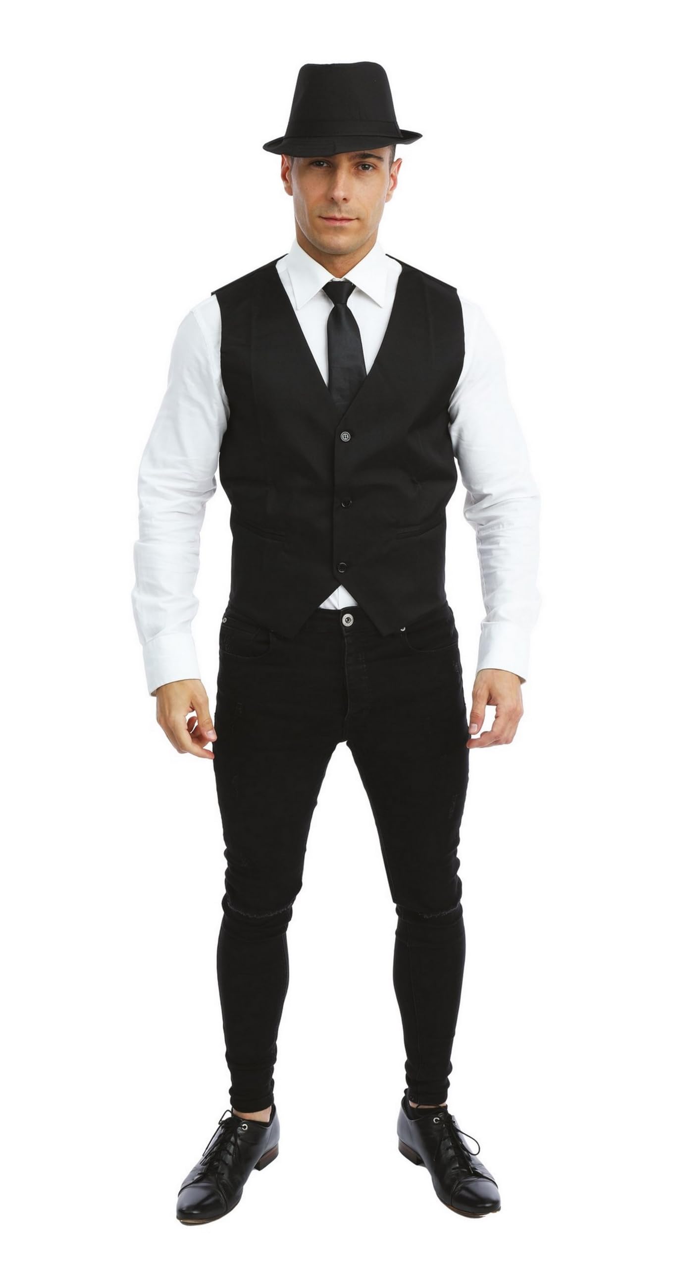 p-tit-clown-gangster-jacke-herren-schwarz-kost-mjacke image 1