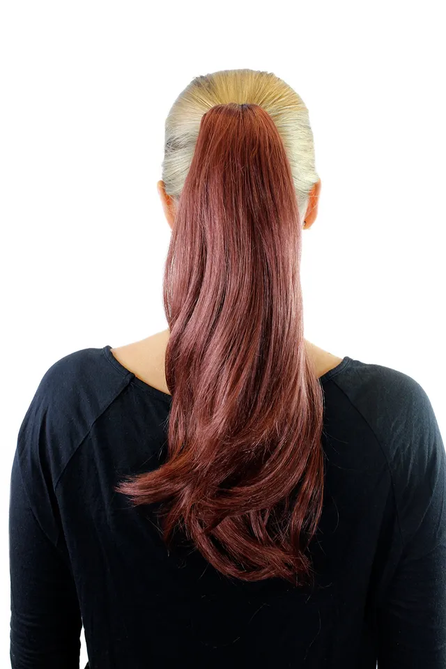 wig-me-up-xf-0063a-35-haarteil-zopf-rot-glatt-45-cm-mit-butterfly-klammer image 1