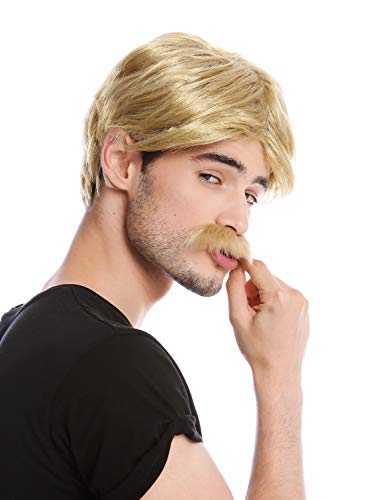 wig-me-up-4129-za89-per-cke-mit-schnauzbart-blond-70er-cop image 8