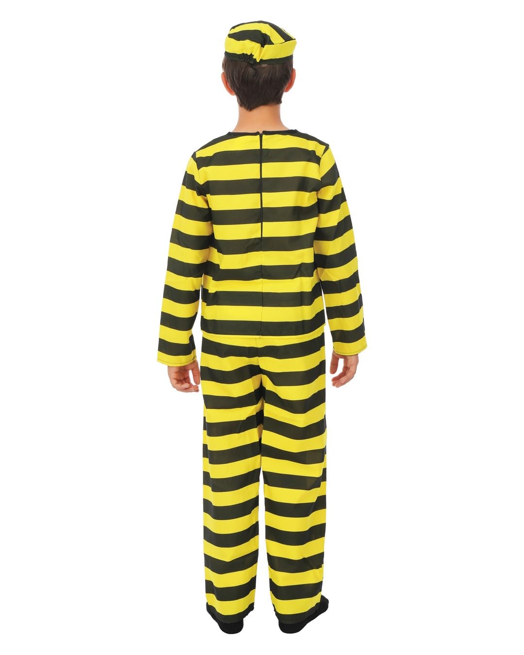 ptit-clown-gefangenenkost-m-f-r-kinder-3-teiliges-kost-m-mit-hut-hemd-und-hose image 4