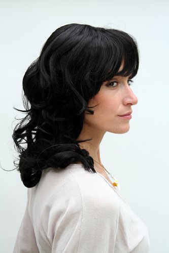 wig-me-up-6370-1b-damen-per-cke-schwarz-schulterlang-gelockt-mit-pony-ca-40-cm image 5