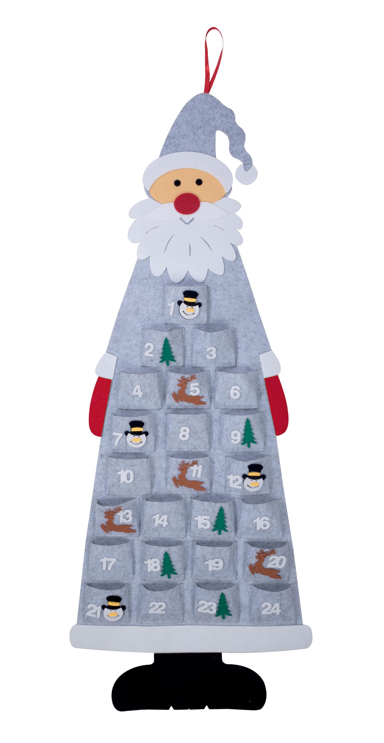 ptit-clown-88002-weihnachtsmann-adventskalender-zum-bef-llen-115-cm-grau image 1