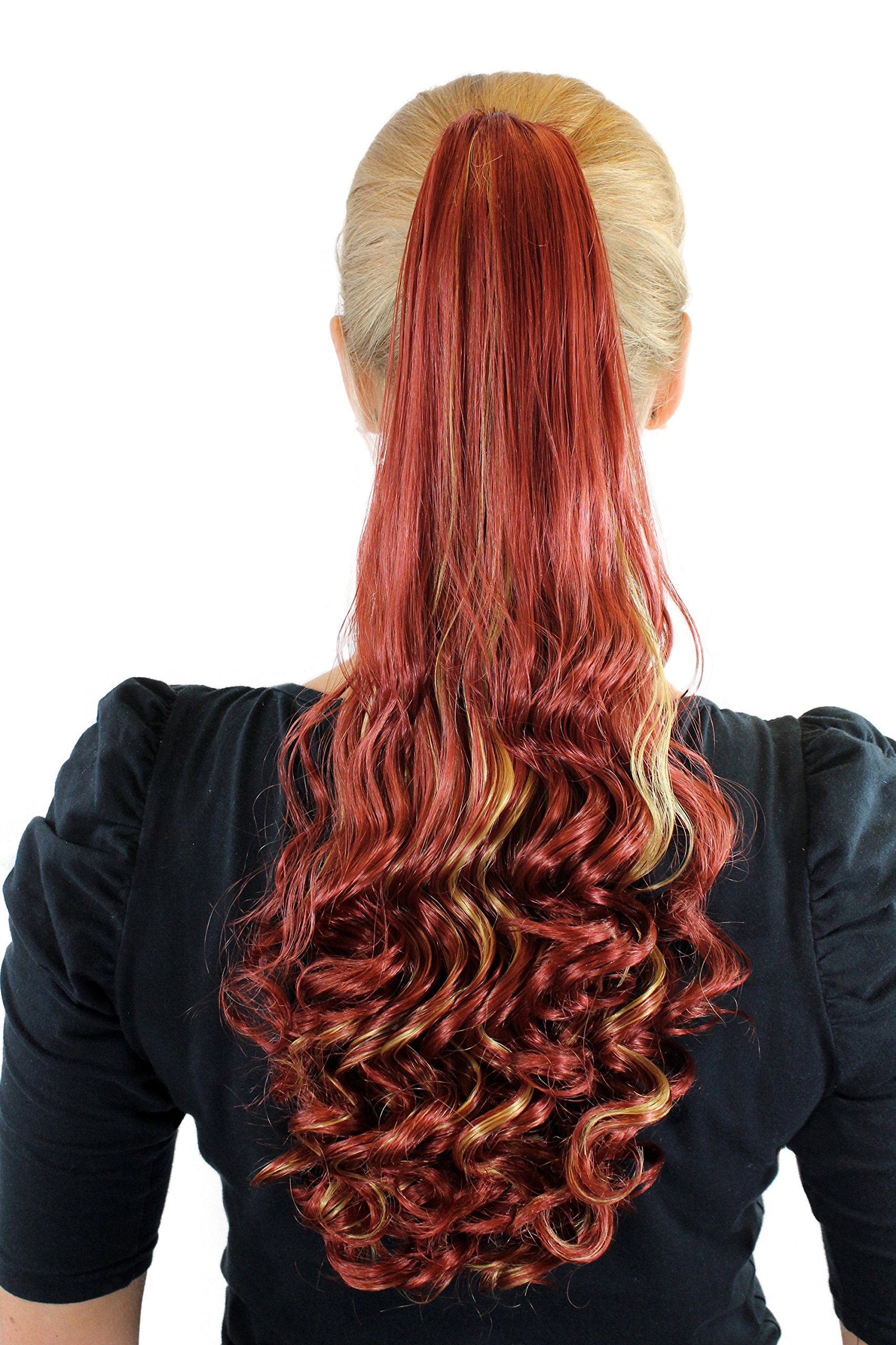 wig-me-up-sc-29-350h25-zopf-extension-rot-blond-mix-50-cm-lockig image 1